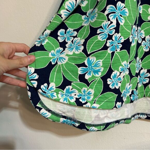 T by Talbots Open Back Short Sleeve Dress Floral Fields Plus Size 2x - Picture 3 of 10